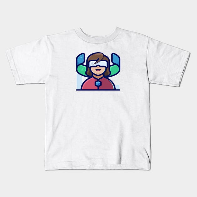 metaverse tshirt, mugs, stickers,wall art, mask,cases Kids T-Shirt by TWENTY5S